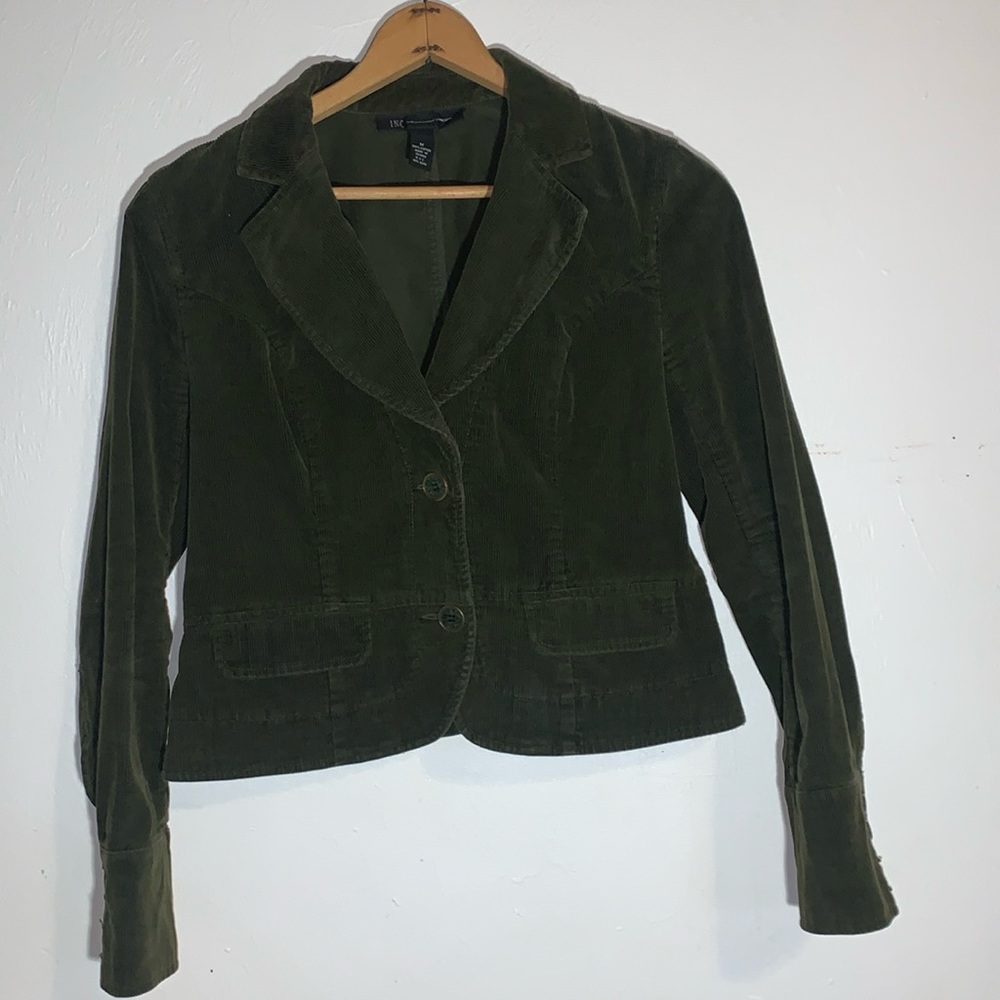 Corduroy dark green jacket